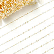 XM/1003/SP. 14k Gold Filled 1 Long & 3 Sterling Silver Short Link Chain